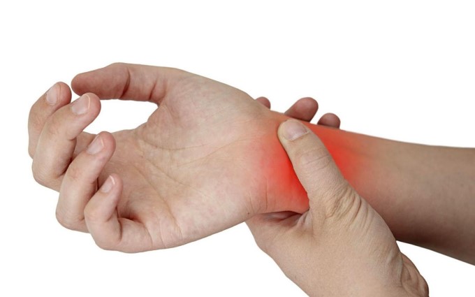 Vùng Khớp Cổ Tay Sưng Đỏ