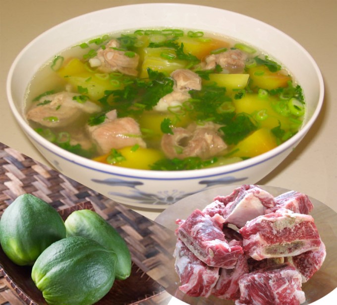 Đu Đủ Hầm Xương Heo