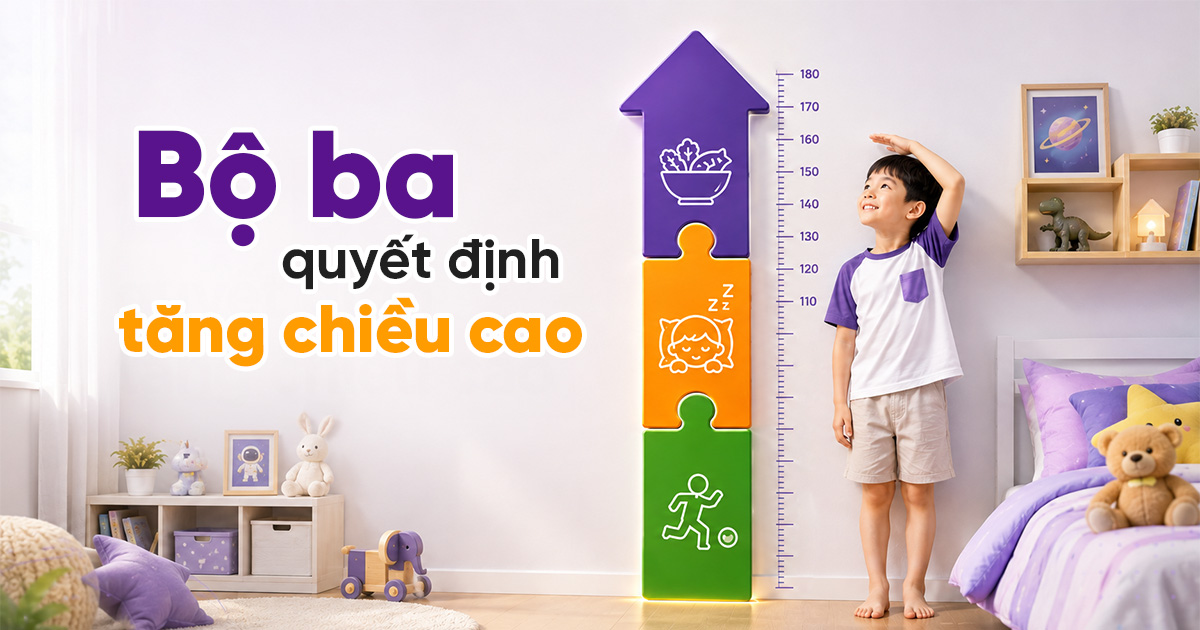 Giấc Ngủ, Dinh Dưỡng Và Vận Động: Bộ Ba Quyết Định Tăng Chiều Cao